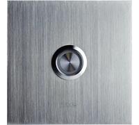 m-e modern-electronics 41012 Pulsantiera per campanello 1 parte Argento 8-24 V