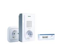 m-e modern-electronics FG-2.2 Funkklingel Komplett-Set con Namensschild