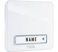 m-e modern-electronics KTA-1 W Pulsantiera per campanello con targhetta 1 part