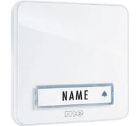m-e modern-electronics KTA-1 W Pulsantiera per campanello con targhetta 1 parte