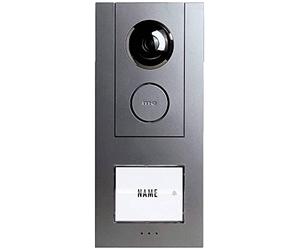 m-e VS-11 VISTASMART iP Videocitofono in alluminio per smartphone 1 casa di famiglia, antracite