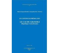 M.-F. Rombi J. Un Continuum Predicatif: Le Cas Du Gbanzili (Republi (Tascabile)