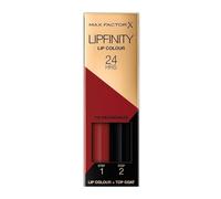 Max Factor - Lipfinity Lip Colour - Rossetto Lunga Durata e Gloss Idratante con Applicazione Bifase - Nuance 110 Passionate - 2.3 ml e 1.9 g