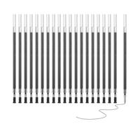 M&G 20 Pezzi Ricambi Per Penna A Gel Retrattile 0.5mm Punta Fine Nero 13cm