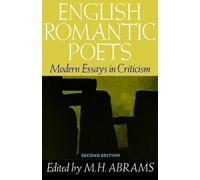 M. H. Abrams English Romantic Poets (Tascabile) Galaxy Books