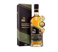 M&H ELEMENTS Peated Single Malt Whisky 46% Vol. 0,7l in Giftbox