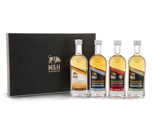 M&H Whisky Miniatura Set regalo 46% vol. 4 x 0,05 l