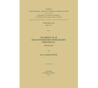 M. Heimgartner Die Briefe 42-58 des ostsyrischen Patriarchen Timothe (Tascabile)