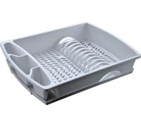 M-Home its1028 egouttoir per Piatti, Polipropilene, Bianco Sporco, 47,5 x 37,5 x 9