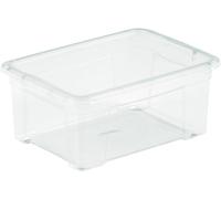 M-Home PLS609 Scatola portaoggetti con Prese d'Aria + Coperchio, 12L || 8,8 x 28 x 16,4 cm