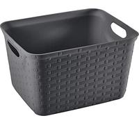 M-Home pls706 - 34 Weave, Plastica, Nero, 34,5 x 27 x 20,5 cm