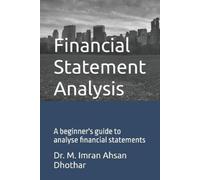 M Imran Ahsan Financial Statement Analysis (Tascabile) Investment