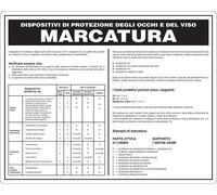 M-ITALY CARTELLO - DISPOSITIVI PROTEZIONE OCCHI E VISO / MARCATURA - Segnale