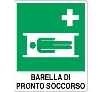 M-ITALY CARTELLO SEGNALETICO - BARELLA DI PRONTO SOCCORSO - Segnale