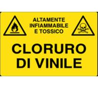 M-ITALY CARTELLO SEGNALETICO - CLORURO DI VINILE - Segnale