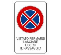 M-ITALY CARTELLO SEGNALETICO - PROPRIETÀ PRIVATA LASCIARE LIBERO IL PASSAGGIO - Adesivo Extra Resistente, Pannello in Forex, Pannello In Alluminio (20x31, Alluminio)