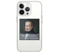 M - Italy Cover Compatibile Con Tutti i Modelli iPhone - GIACOMO LEOPARDI MAI UNA GIOIA - Trasparente UltraSottili AntiGraffio Antiurto Case Custodia Marca