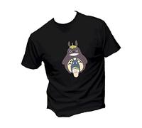M-Italy T-Shirt Uomo & BAMBIN - Il Mio Vicino t. - Maglietta Super vestibilità Top qualità (12-14 Anni, Nero)