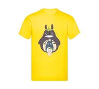 M-Italy T-Shirt Uomo & BAMBIN - Il Mio Vicino t. - Maglietta Super vestibilità Top qualità (7-8 Anni, Giallo)