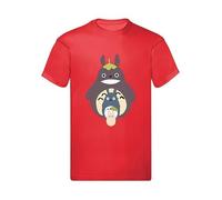 M-Italy T-Shirt Uomo & BAMBIN - Il Mio Vicino t. - Maglietta Super vestibilità Top qualità (L, Rosso)
