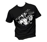 M-Italy T-Shirt Uomo & BAMBIN - Sirio Il Dragone Cavalieri - Maglietta Super vestibilità Top qualità (IT, Testo, XXL, Regular, Regular, Nero)