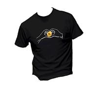M-Italy T-Shirt Uomo & BAMBIN - Sua maestà Il tortellino - Maglietta Super vestibilità Top qualità (M, Nera)