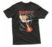 M-Italy T-Shirt Uomo & Bambino - Burn Them all - Pollon - Maglietta Maglia Tshirt Super vestibilità Top qualità (IT, Testo, S, Regular, Regular, Bianca)