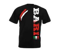 M-Italy T-Shirt Uomo & Bambino - Città di Bari - Maglietta Maglia Tshirt Super vestibilità Top qualità (IT, Testo, M, Regular, Regular, Nera)