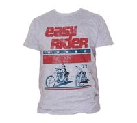 M-Italy T-Shirt Uomo & Bambino - Easy Rider - Maglietta Maglia Tshirt Super vestibilità Top qualità (IT, Testo, M, Regular, Regular, Grigia)