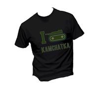 M-Italy T-Shirt Uomo & Bambino - I Love Kamchatka - Maglietta Maglia Tshirt Super vestibilità Top qualità (IT, Testo, 3XS, Regular, Regular, Verde)