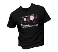 M-Italy T-Shirt Uomo & Bambino - Non Lo SO Rick - Meme - Maglietta Maglia Tshirt Super vestibilità Top qualità (IT, Testo, S, Regular, Regular, Nera)