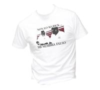 M-Italy T-Shirt Uomo & Bambino - Non Lo SO Rick - Meme - Maglietta Maglia Tshirt Super vestibilità Top qualità (IT, Testo, L, Regular, Regular, Bianca)