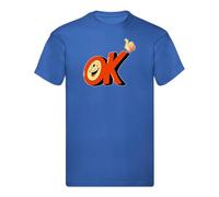 M-Italy T-Shirt Uomo & Bambino - Ok Il Prezzo E Giusto - Maglietta Maglia Tshirt Super vestibilità Top qualità (IT, Testo, XL, Regular, Regular, Blu)
