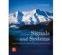 M.J. Roberts Signals and Systems: Analysis Using Transform Me (Copertina rigida)