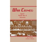 M.J. Thurman Christine Sherman War Crimes (Copertina rigida)