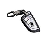 M.JVisun Morbido Silicone Custodie per Chiavi Auto Per BMW Serie 2 Serie 3 Serie 5 Serie 6 Serie 7 GT5 M4 M5 X1 X2 X3 X5 X5M X6 X6M X7 Cover Chiavi Guscio Chiave - Nero - Intrecciato Portachiavi