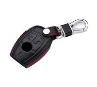 M.JVisun Vera Pelle Custodie per Chiavi Auto Per Mercedes-Benz Classe A B C E S G M V Classe CLA CLS GLA GLC GLE GLK GL GLS SL SLK SLC Viano Per Metris Cover Chiavi Portachiavi - 3 Pulsante - EU