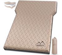 M KARMATER Materasso ad aria per auto, SUV, letto da campeggio, extra spesso, in memory foam, per SUV, materassino autogonfiante per 2 persone, materasso per auto per SUV con custodia