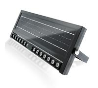 M Ledme - Applique da parete solare Vienna, luce solare per esterni, sensore crepuscolare, impermeabile, 450lm, CCT Dimmerabile da Luce Fredda a Luce Calda, IP54, per giardino, garage, cortile.