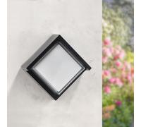 M Ledme - Applique LED Cinza 12W, luce CCT, IP65 impermeabile, lampada moderna per giardino, terrazza, patio e ingresso