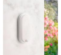 M Ledme - Applique LED con sensore di movimento a sfera 12W PIR 360º, luce calda 4500K, impermeabile IP54, lampada moderna per giardino, patio e terrazza