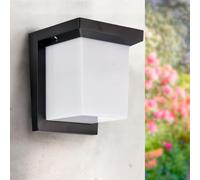 M Ledme - Applique LED Dakota 12W per esterni, luce calda 3000K, impermeabile IP54, lampada moderna per giardino, patio e terrazza
