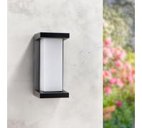 M Ledme - Applique LED Metse da 10W per esterni, luce calda 3000K, impermeabile IP54, lampada moderna per giardino, patio e terrazza