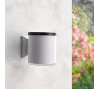 M Ledme - Lampada da parete a LED solare Cory, luce neutra 4500K, impermeabile IP65, lampada moderna per ingresso, giardino, patio e vialetto