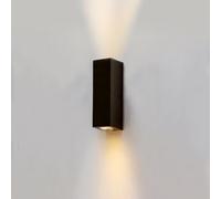 M Ledme - Lampada da parete Led Falcon 6W, impermeabile IP54, Luce Bianca Calda 3000k, 520lm, Per interni - esterni, Camera da letto, Corridoio, Giardino, Patio. LM6155