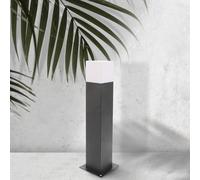 M Ledme - Proiettore da esterno della serie Design, attacco E27, impermeabile IP54, finitura nera. Ideale per giardini, terrazze, ingressi e facciate (lampadina non inclusa).