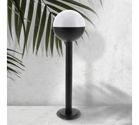 M Ledme - Proiettore LED per esterni serie Plus Cam, attacco E27, impermeabile IP44, finitura nera. Ideale per ingressi, facciate e giardini (lampadina non inclusa)