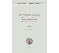 M. Leroy L'univers de Flavius Josèphe (Tascabile) Cahiers de la Revue Biblique