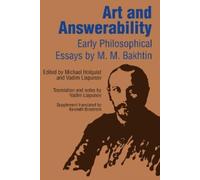 M. M. Bakhtin Art and Answerability (Tascabile)