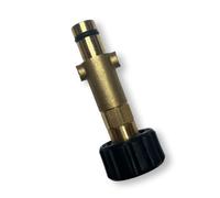 M&M Smartek Adattatore a baionetta per/compatibile con Nilfisk Gerni Quick con M22 AG (filettatura esterna) per idropulitrice lancia schiuma cannone ecc.